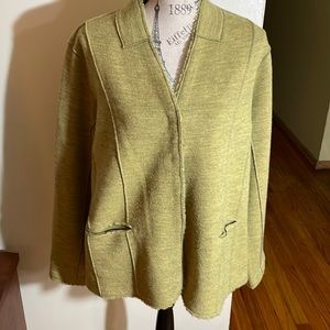 Eileen Fisher Woman Merino Wool Soft Blazer